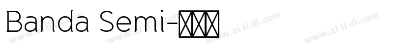 Banda Semi字体转换